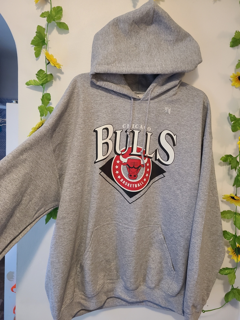 New NBA XL Chicago Bulls Basketball Mens Hoodie - Picture 2 of 4